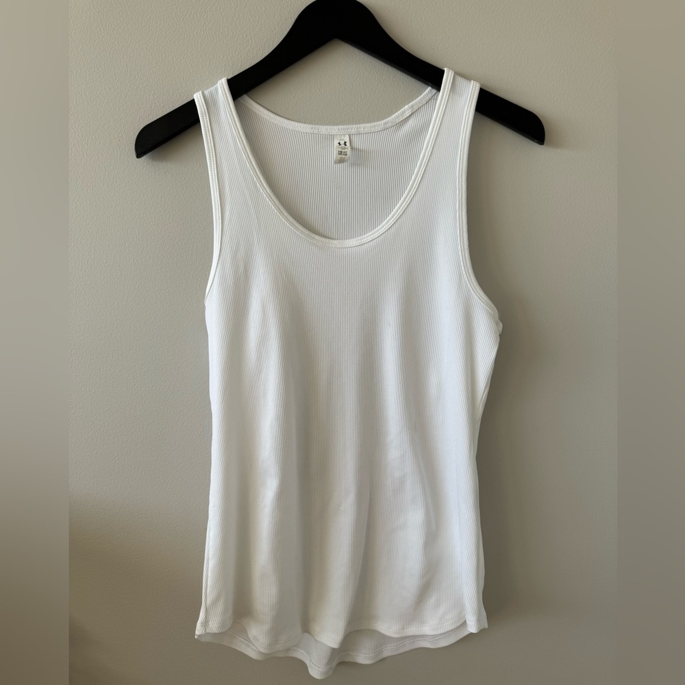 Under Armour Heatgear Ribbed Tank Top - White